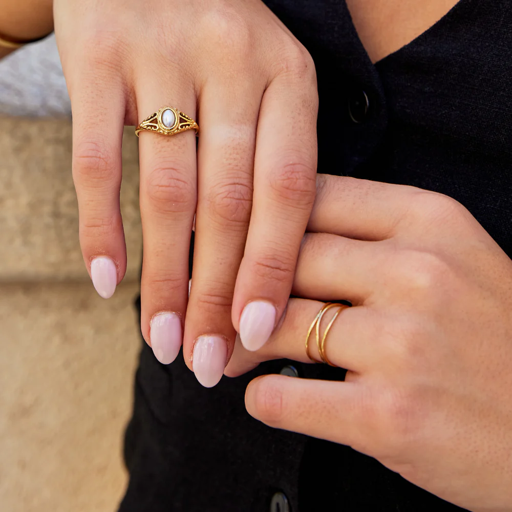 Aitana - Vintage Perlenring - Image 8