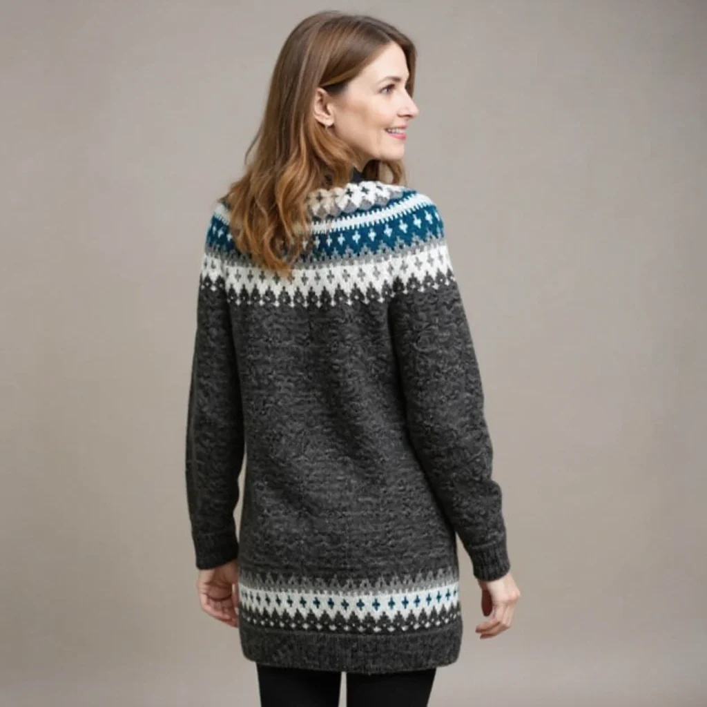 Althea | Vintage Isländischer Pullover - Image 2