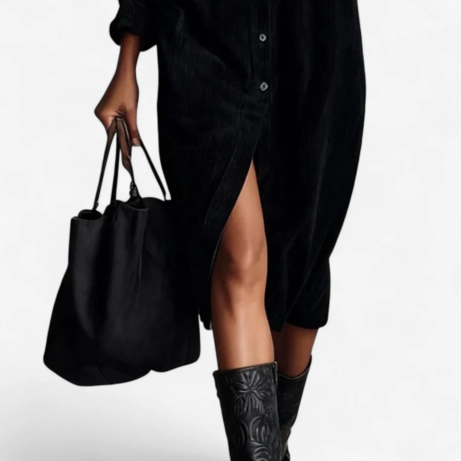 Anastacia™ Midi Kleid aus Cord - Image 5