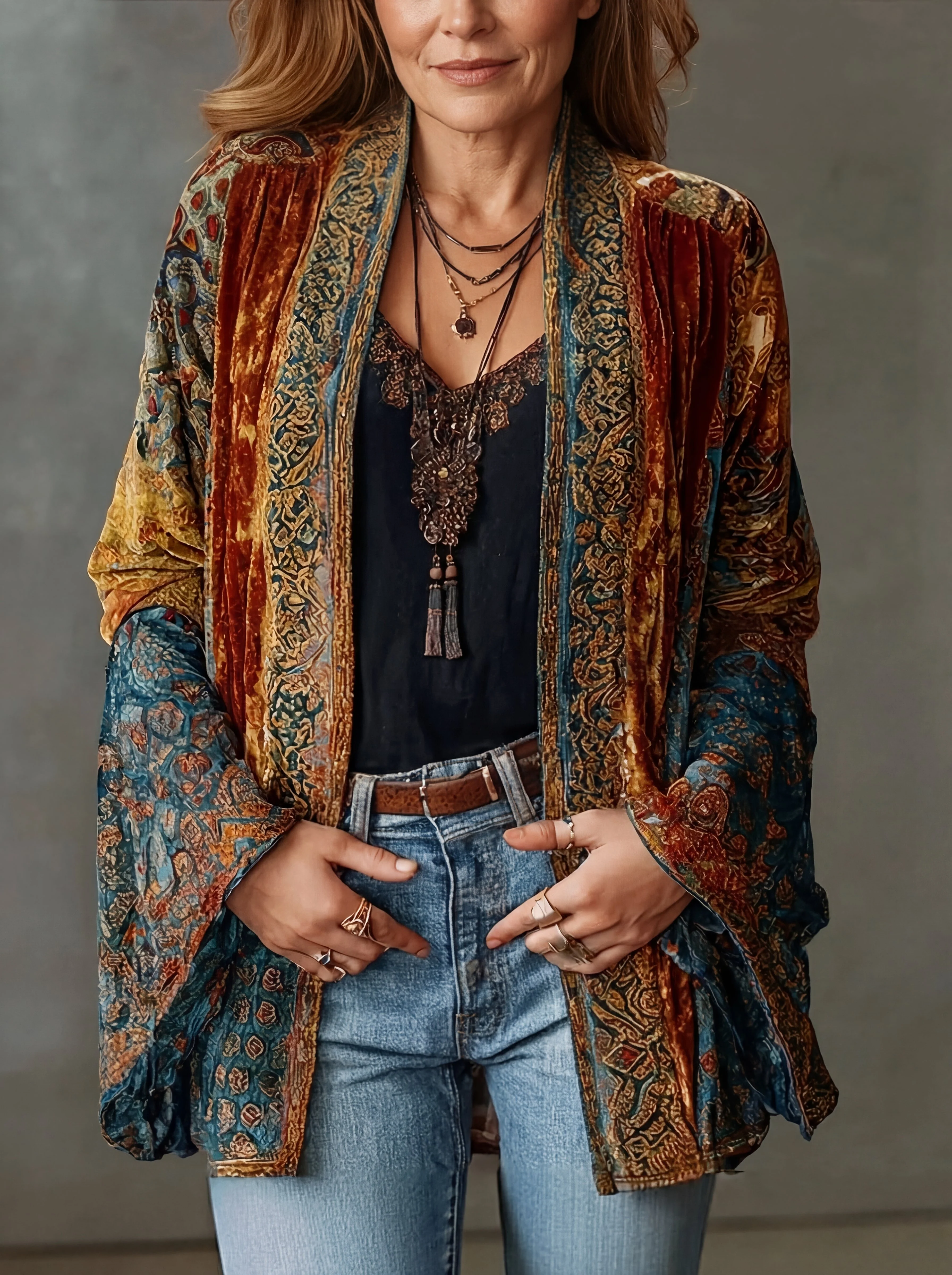 Aria | Boho Kimono-Jacke - Image 3