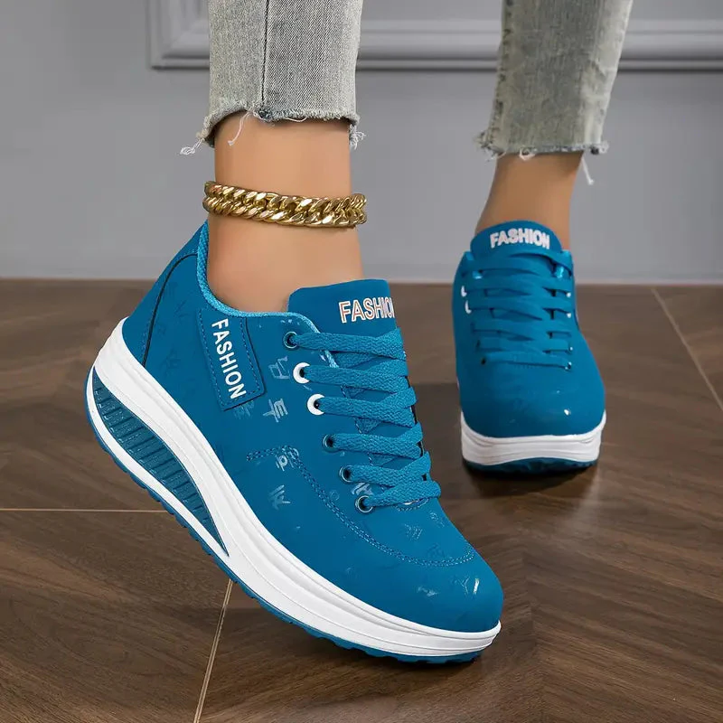 Atmungsaktive Plattform-Sneaker für Damenmode - Image 2
