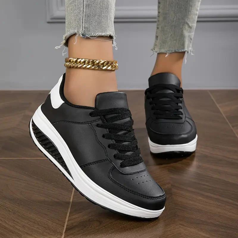 Atmungsaktive Plattform-Sneaker für Damenmode - Image 4