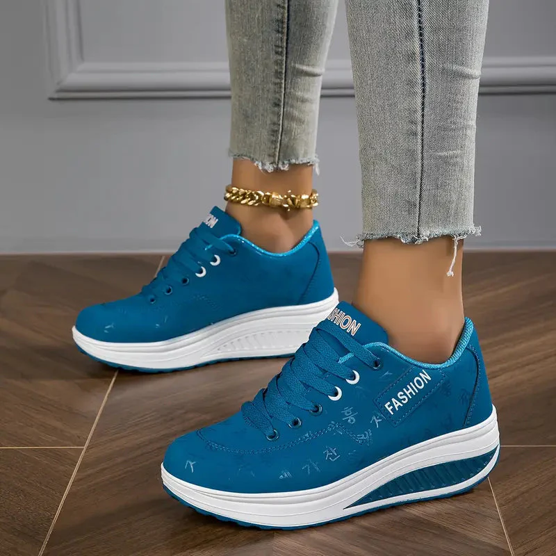 Atmungsaktive Plattform-Sneaker für Damenmode - Image 8