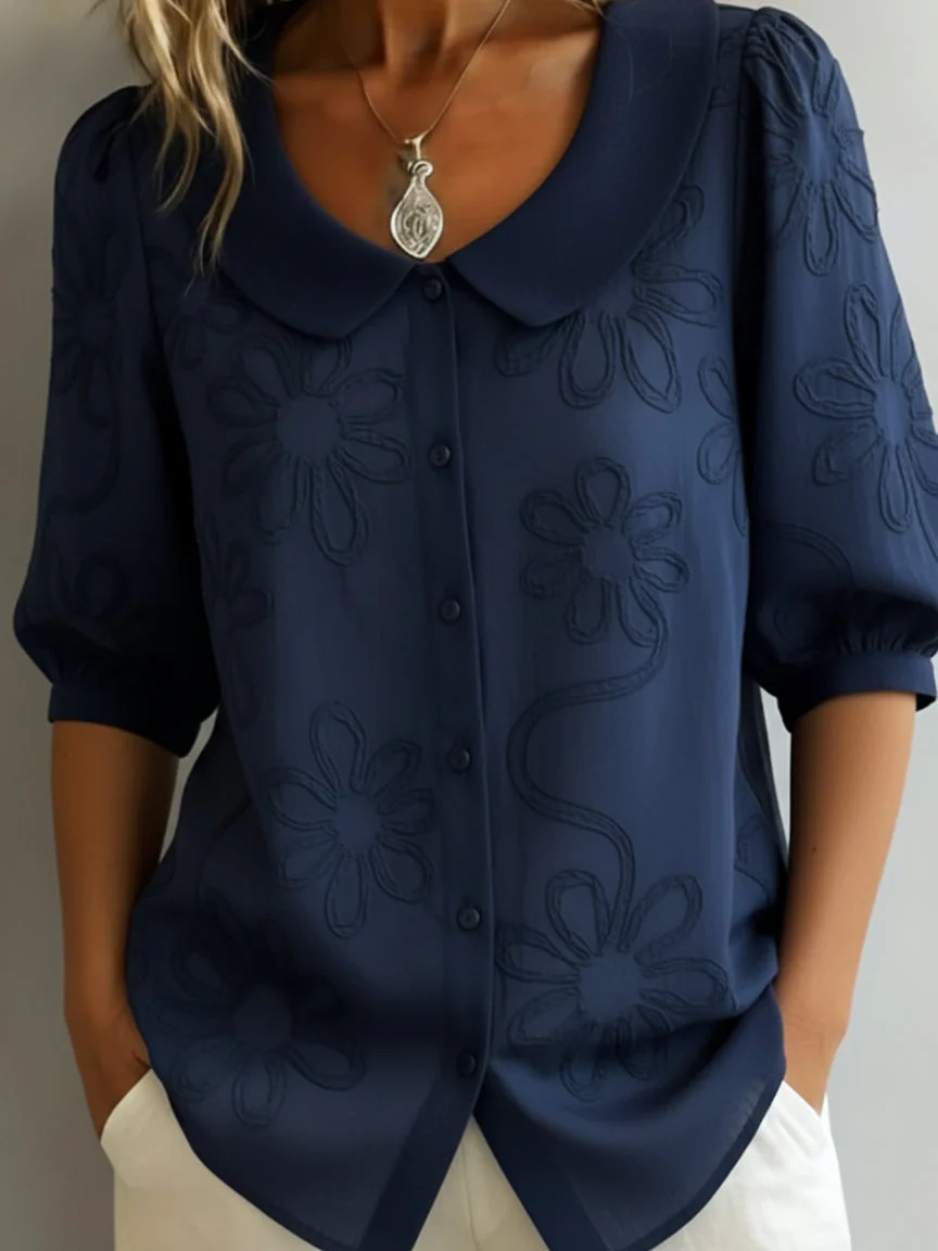Aurélie™ — Leichte Bluse mit floralem Design für natürliche Eleganz - Image 6