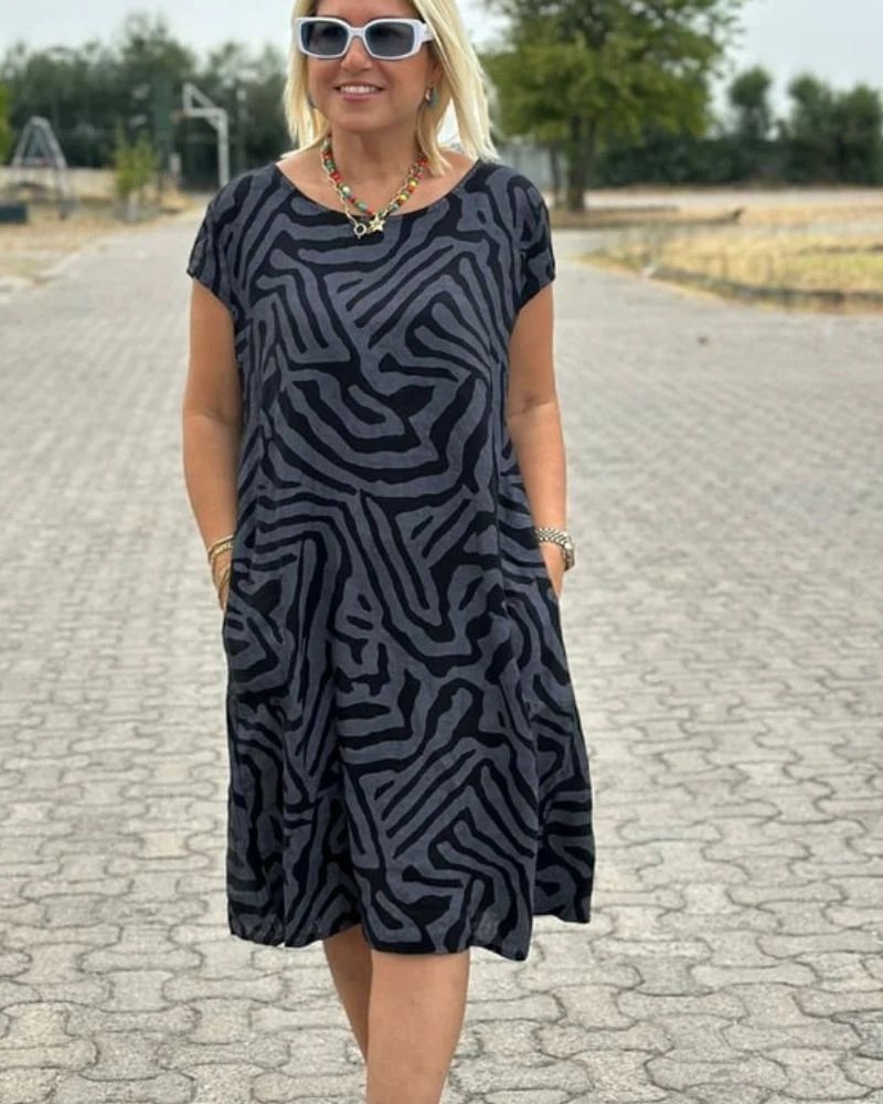 Avanille | Sommerkleid mit Rundhalsausschnitt - Image 3