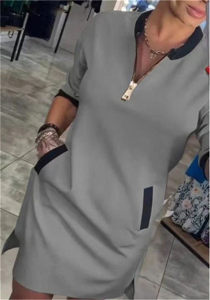Bertha™ - Schickes Langarmkleid - Image 2