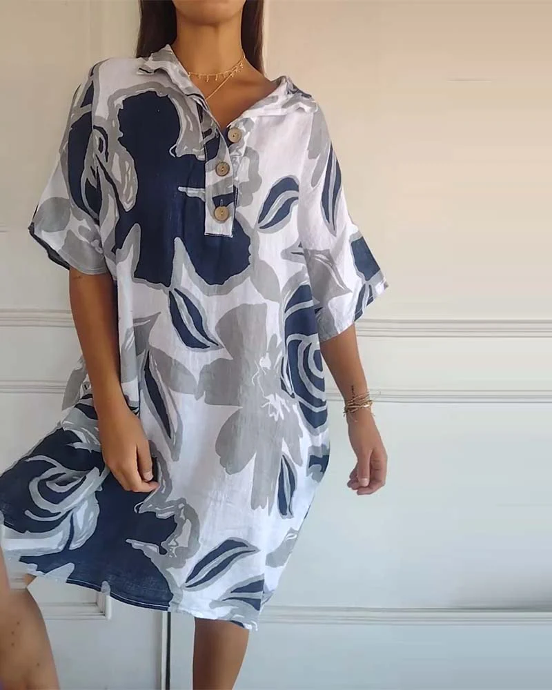Bianca - Blumenhemdkleid - Image 2