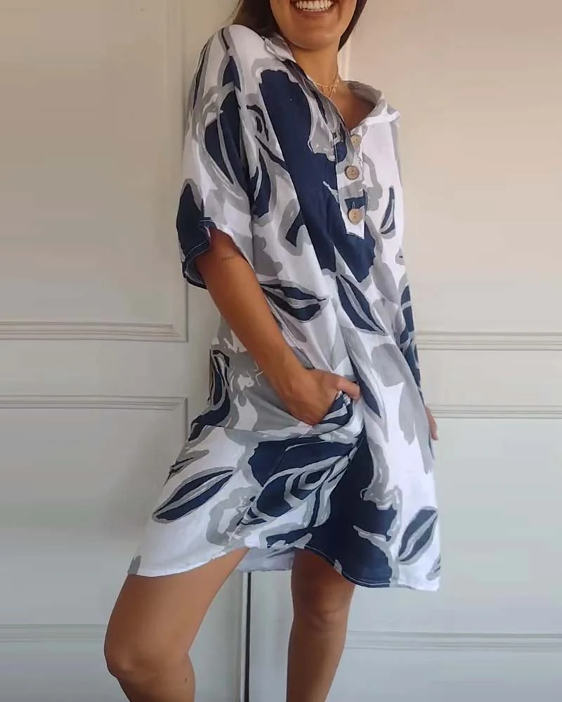 Bianca - Blumenhemdkleid - Image 3