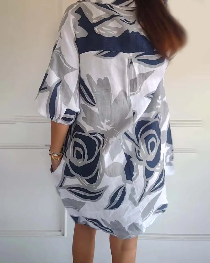 Bianca - Blumenhemdkleid - Image 4