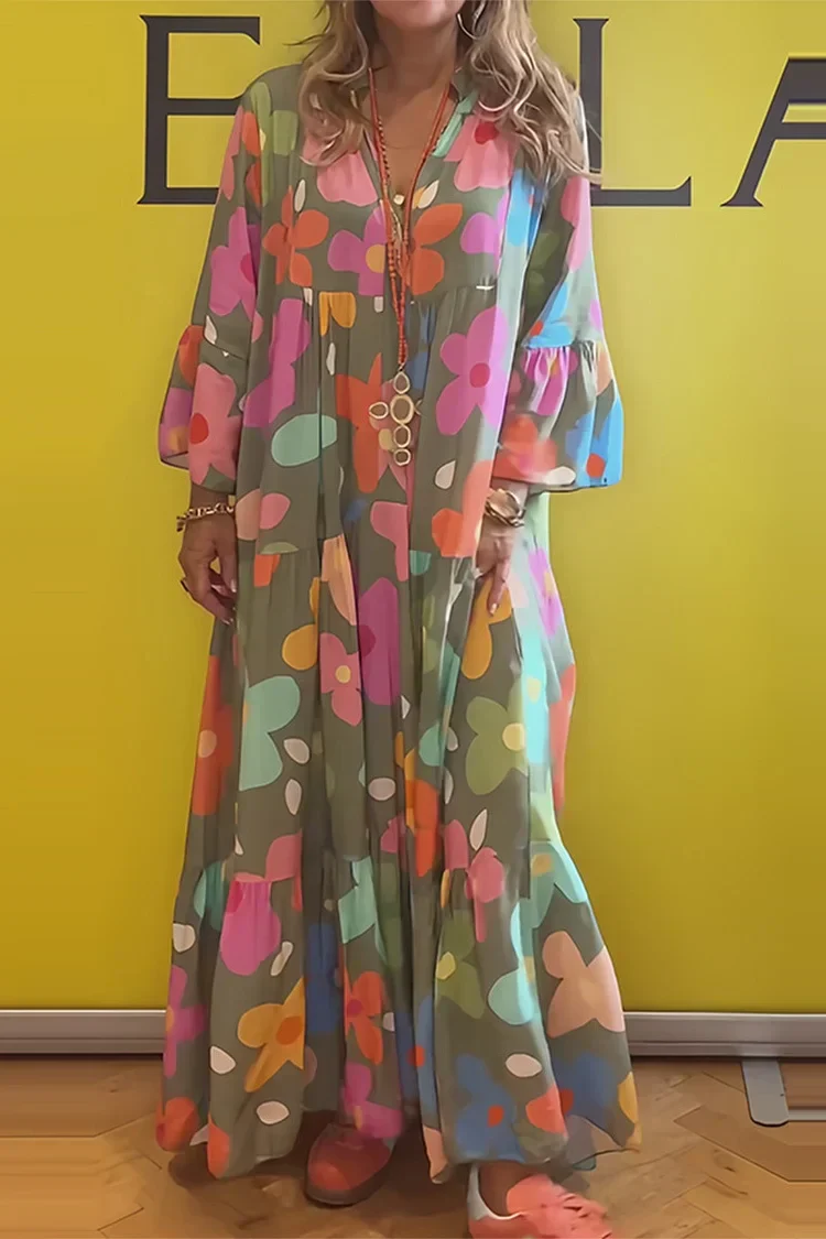 Blumentraum | Lässiges Maxikleid - Image 2
