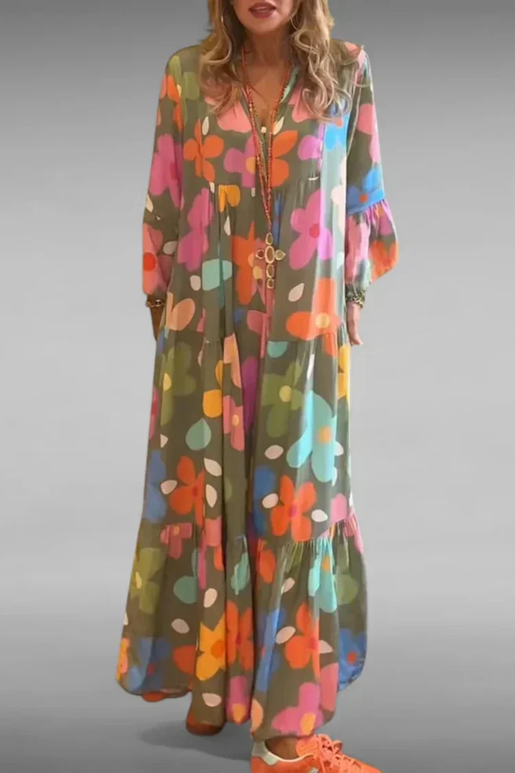 Blumentraum | Lässiges Maxikleid - Image 3