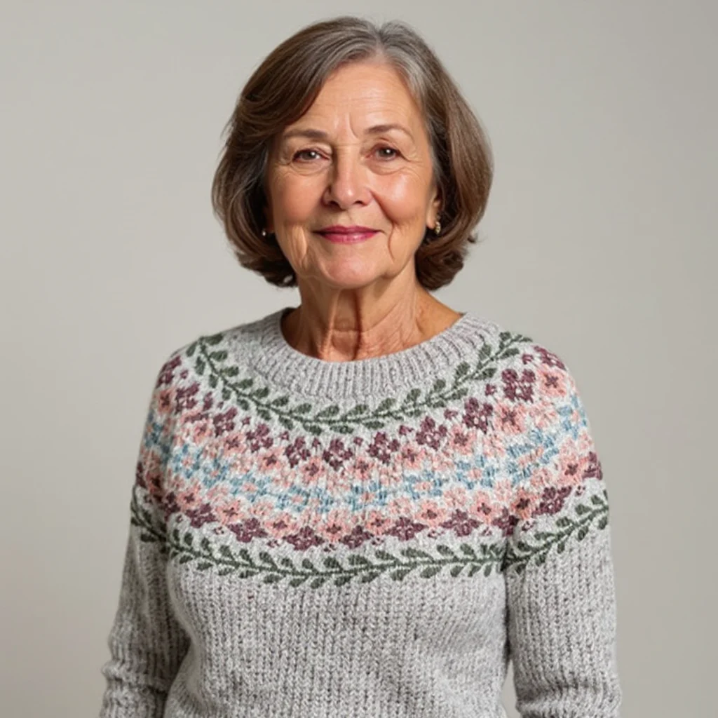 Bridget | Vintage Isländischer Pullover - Image 3