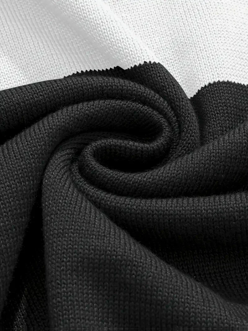 Brit & Boho™️ | Der Luxe Colorblock Quarter Zip - Image 5