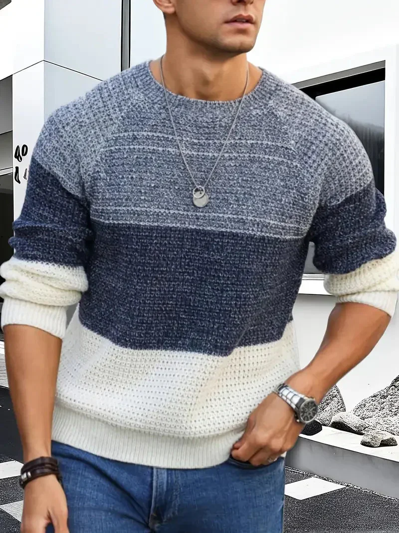 Brit & Boho™️ | Der Orion Geometrische Strickpullover - Image 3