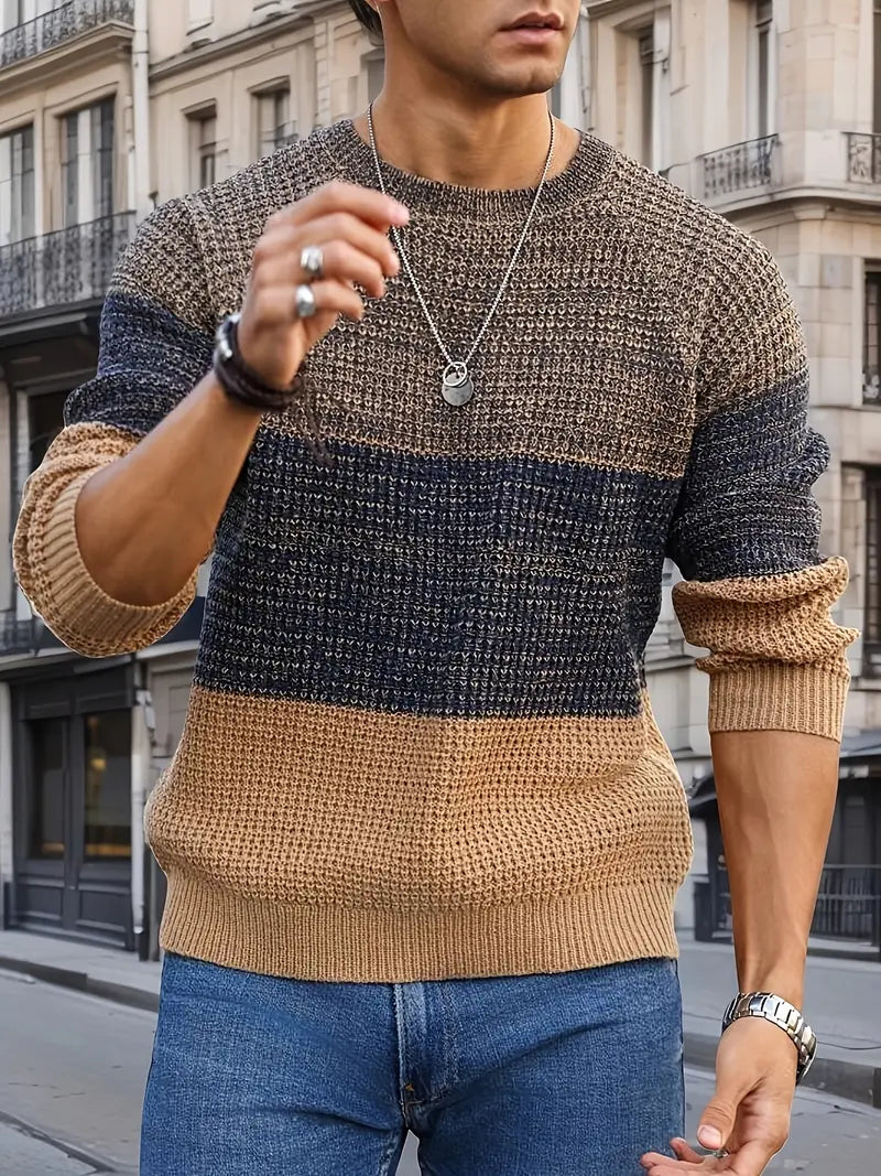 Brit & Boho™️ | Der Orion Geometrische Strickpullover - Image 6