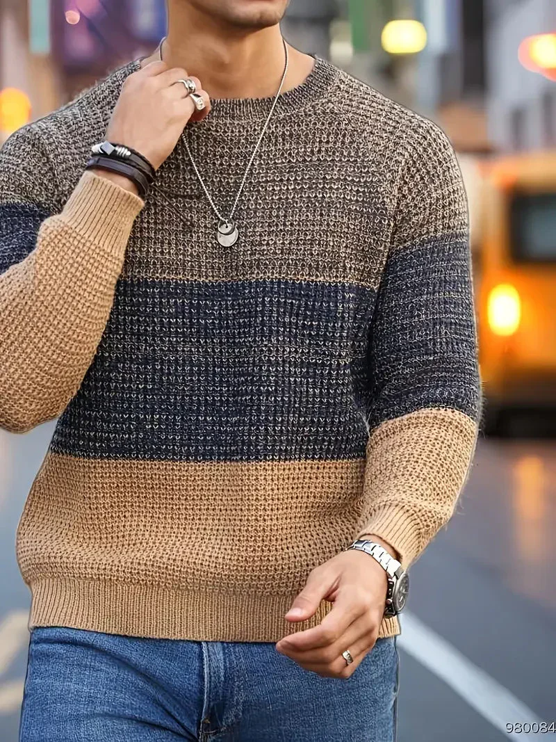Brit & Boho™️ | Der Orion Geometrische Strickpullover - Image 7