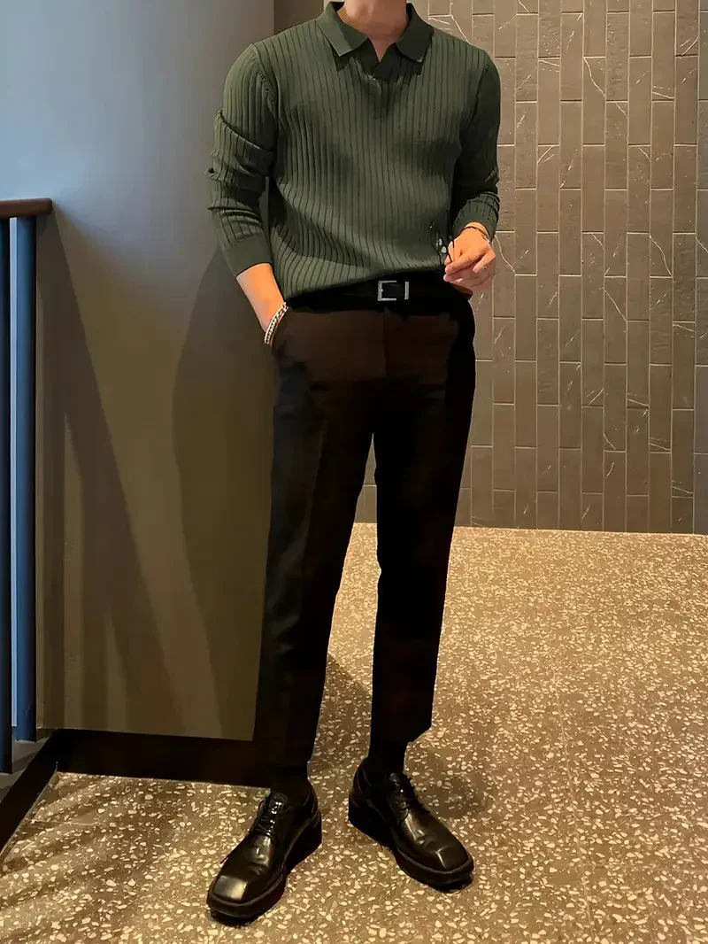 Brit & Boho™️ | Geripptes Strickpullover-Shirt - Image 12