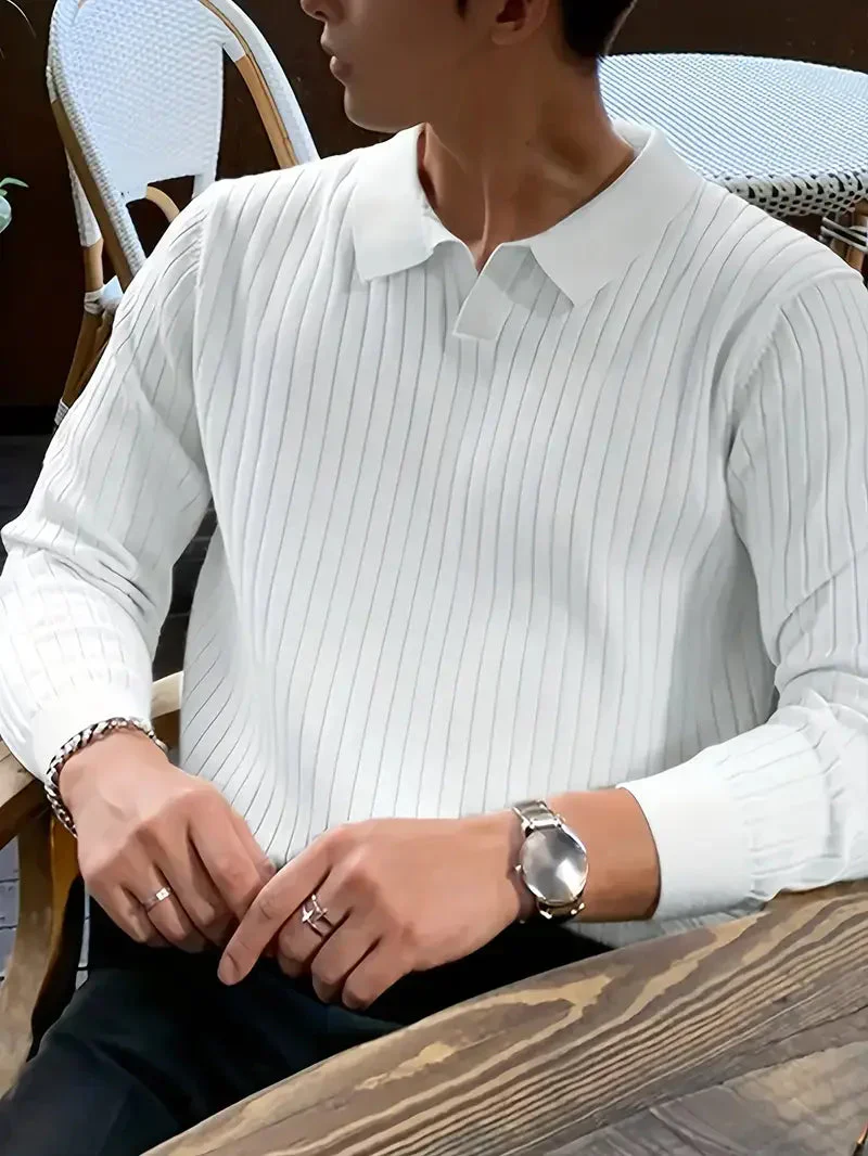 Brit & Boho™️ | Geripptes Strickpullover-Shirt - Image 2