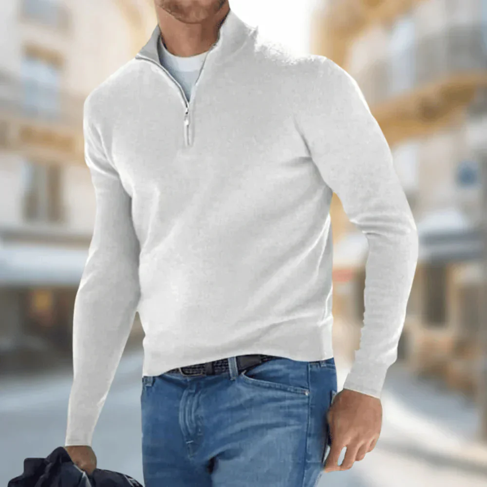 Brit & Boho™️ | Hudson - Herren Viertelreißverschluss Pullover - Image 6