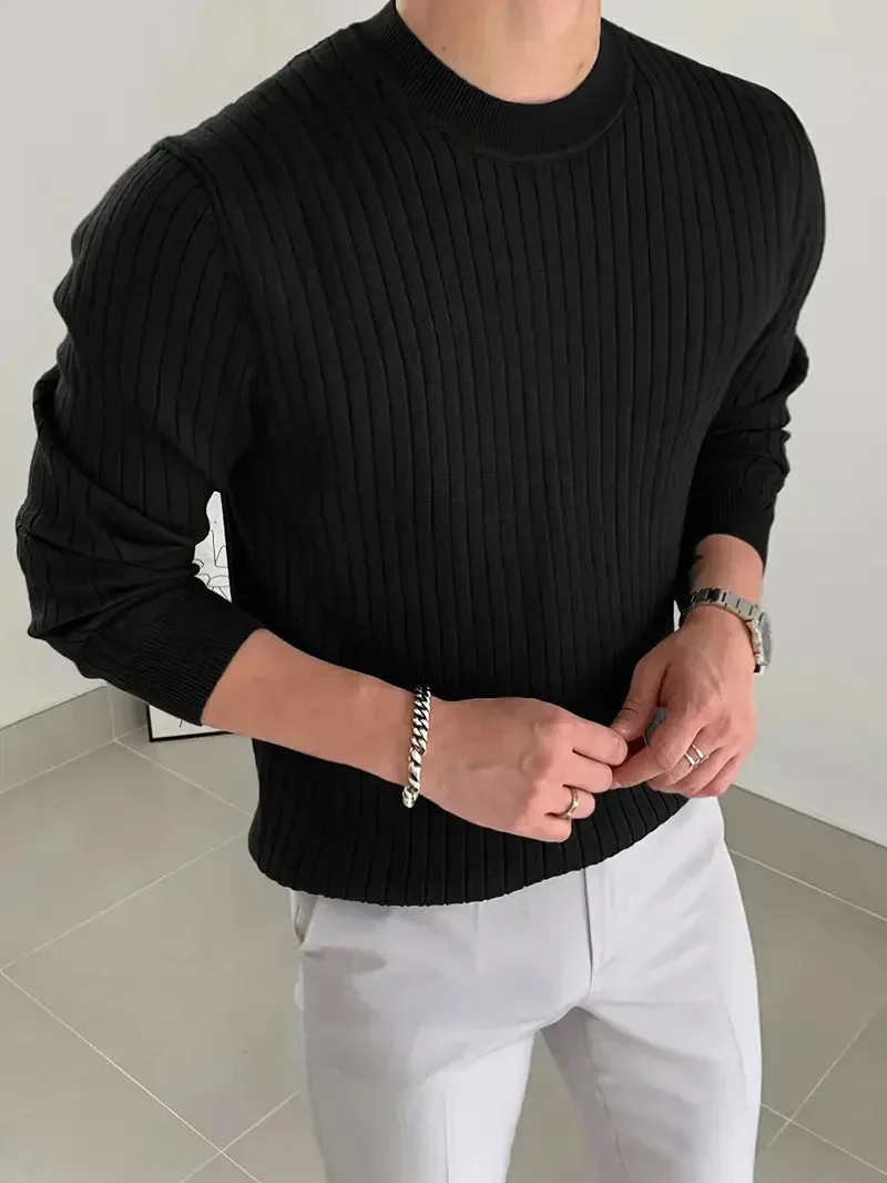 Brit & Boho™️ | Mike Essential Rundhalspullover - Image 10