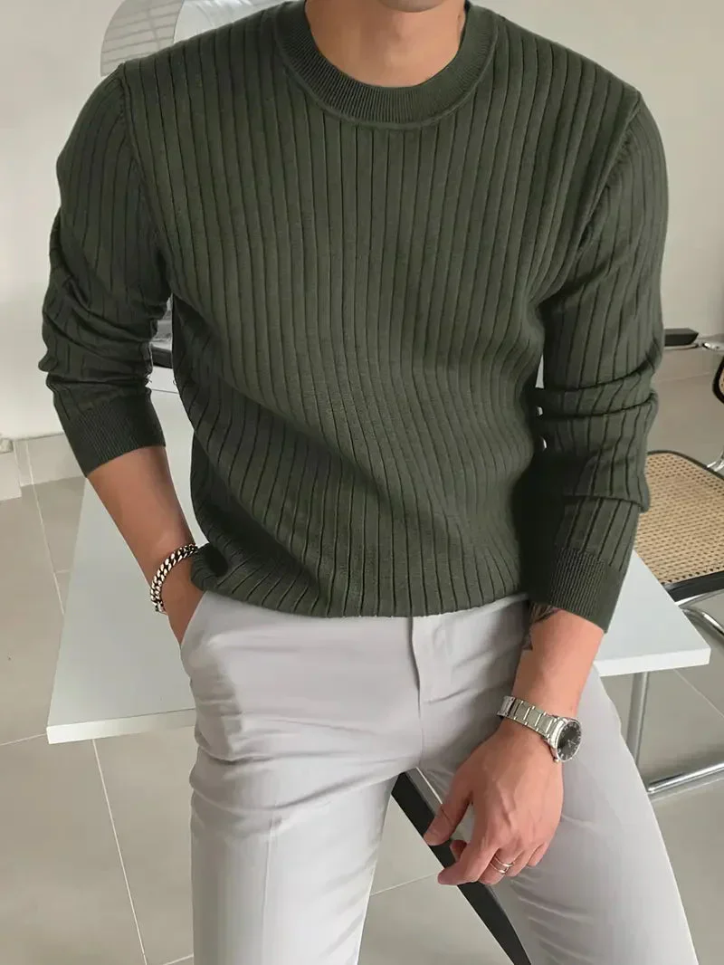 Brit & Boho™️ | Mike Essential Rundhalspullover - Image 11