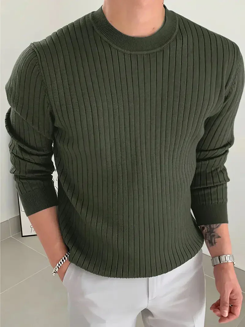 Brit & Boho™️ | Mike Essential Rundhalspullover - Image 12