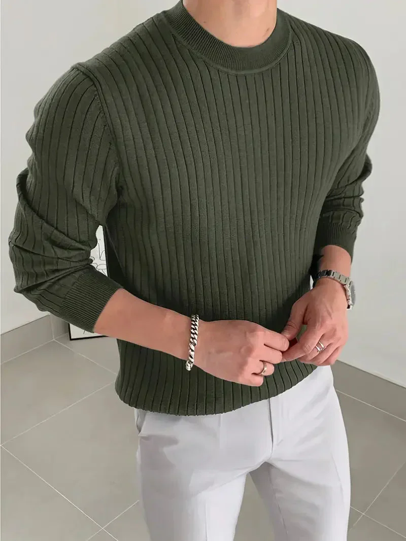 Brit & Boho™️ | Mike Essential Rundhalspullover - Image 13