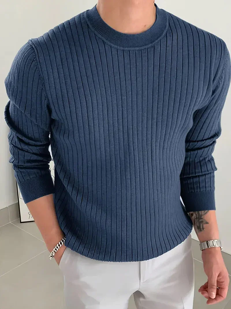 Brit & Boho™️ | Mike Essential Rundhalspullover - Image 7