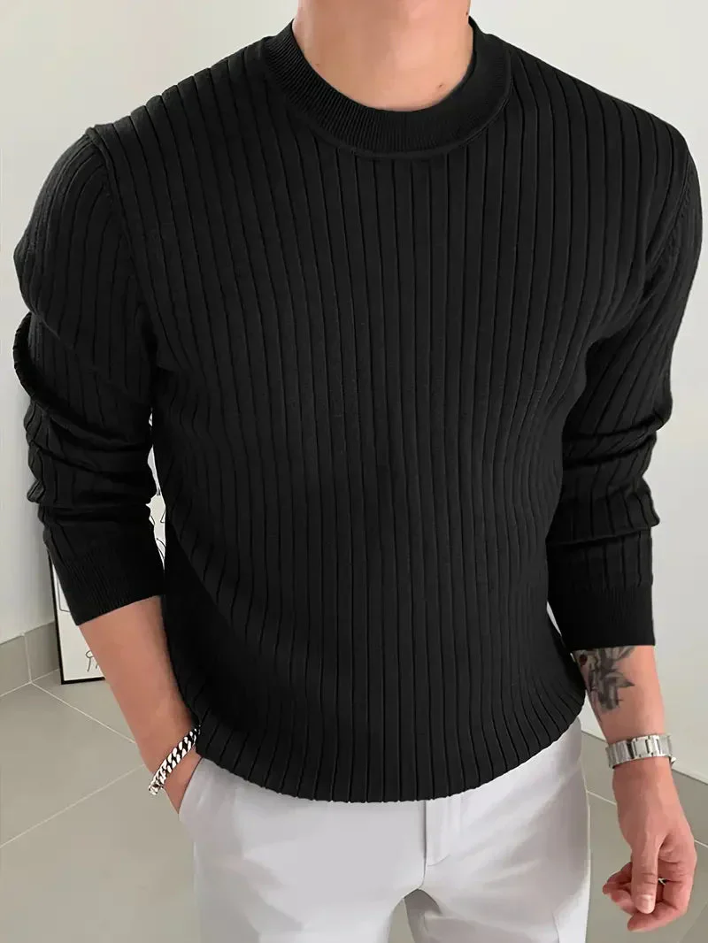Brit & Boho™️ | Mike Essential Rundhalspullover - Image 8