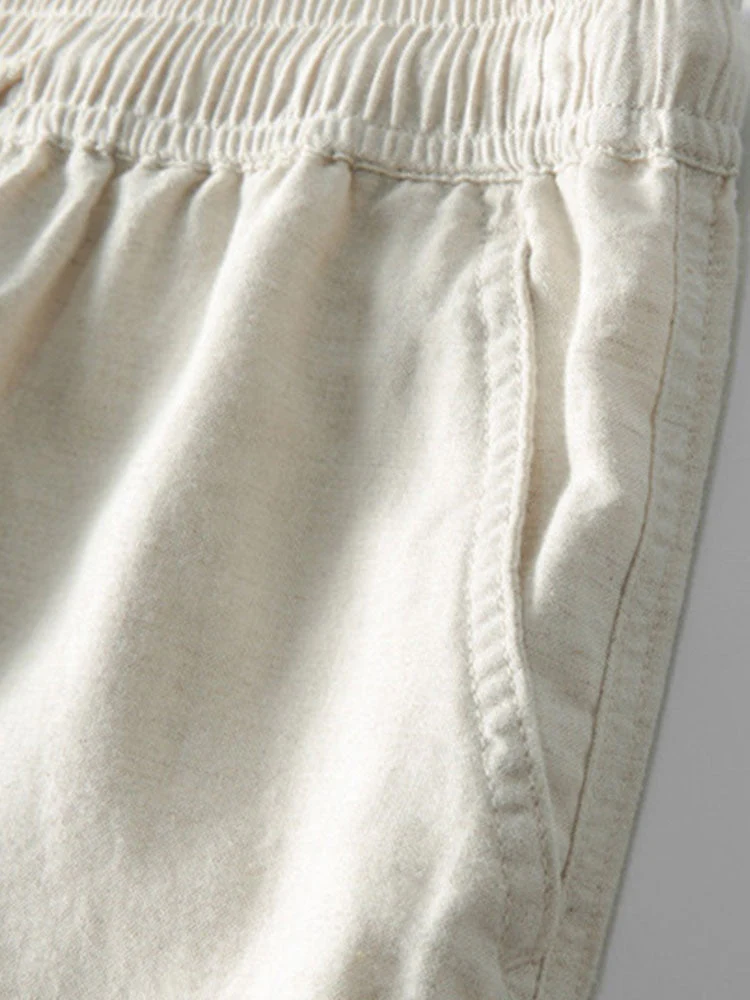 Button-Up Hemd und gerade geschnittene Hose aus Leinen-Rayon-Mischung - Image 21