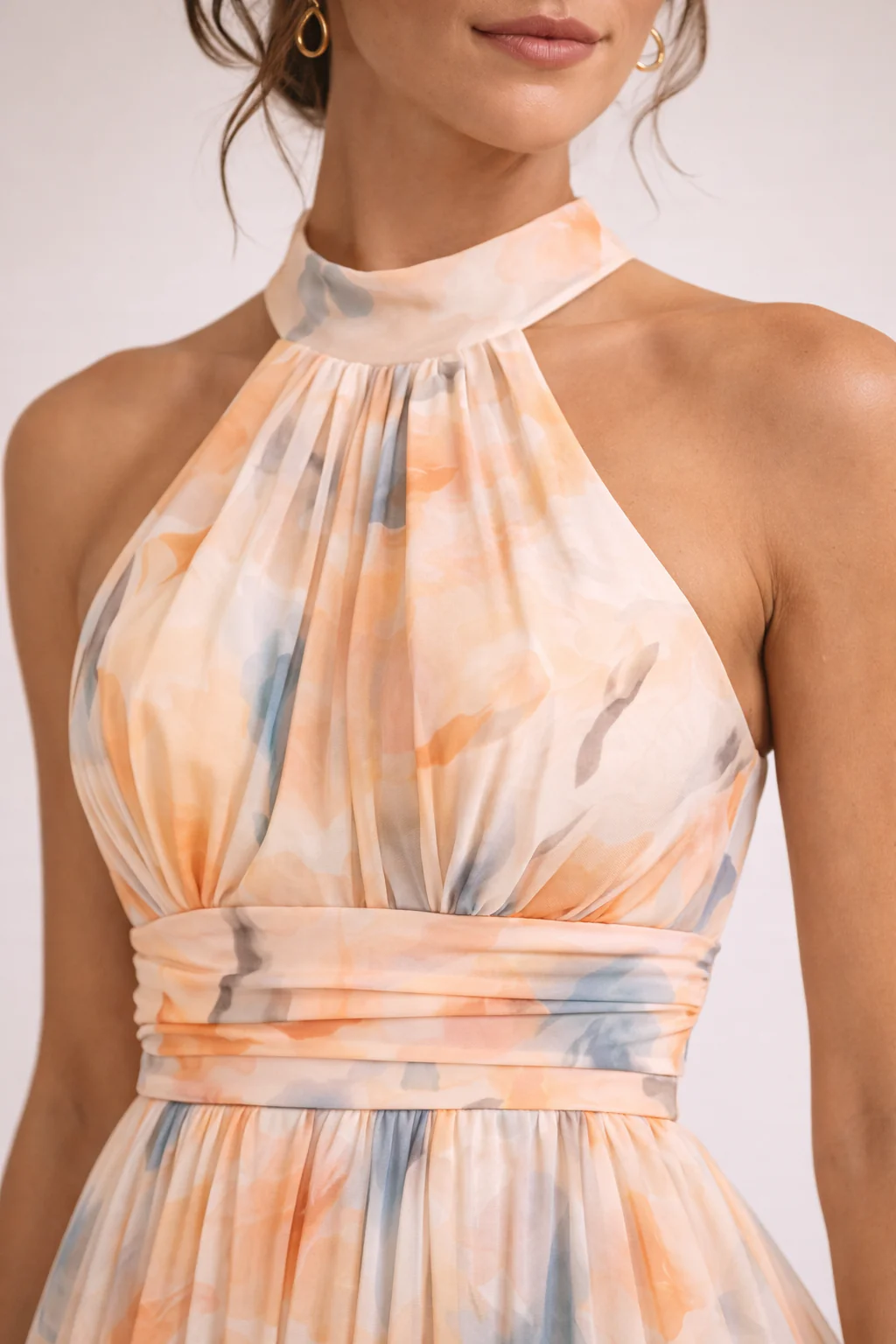 CAMILLE - Aquarell Halterkleid - Image 4