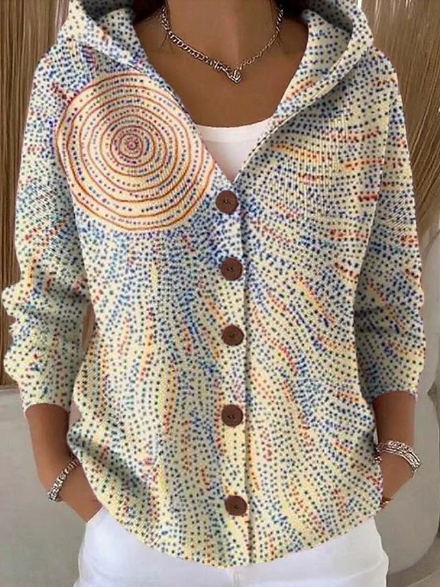 Cassidy | Gemütlicher Künstlerischer Langer Cardigan - Image 6