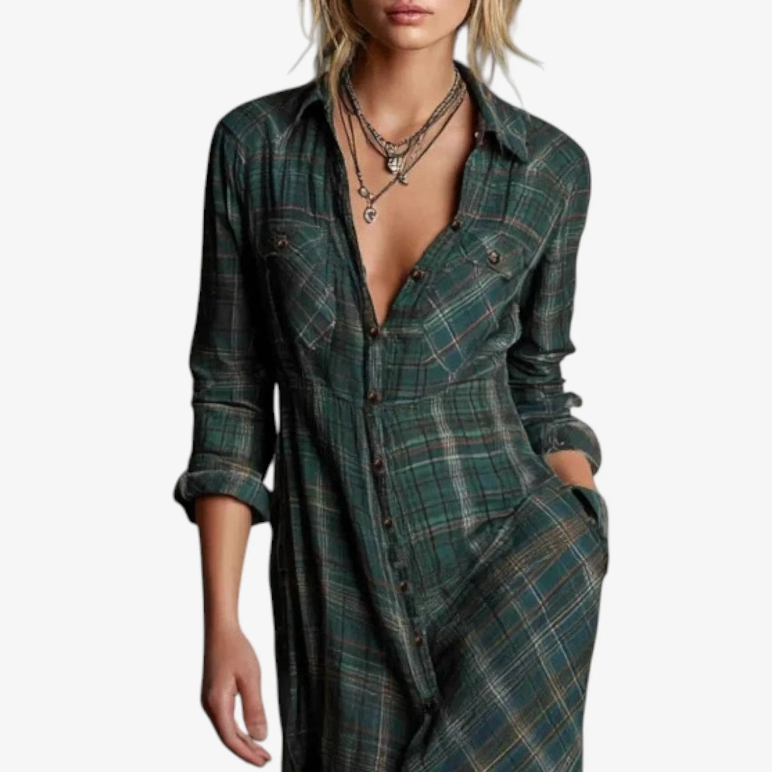 Cécile™ Maxi Chemise Zeitlos - Image 3