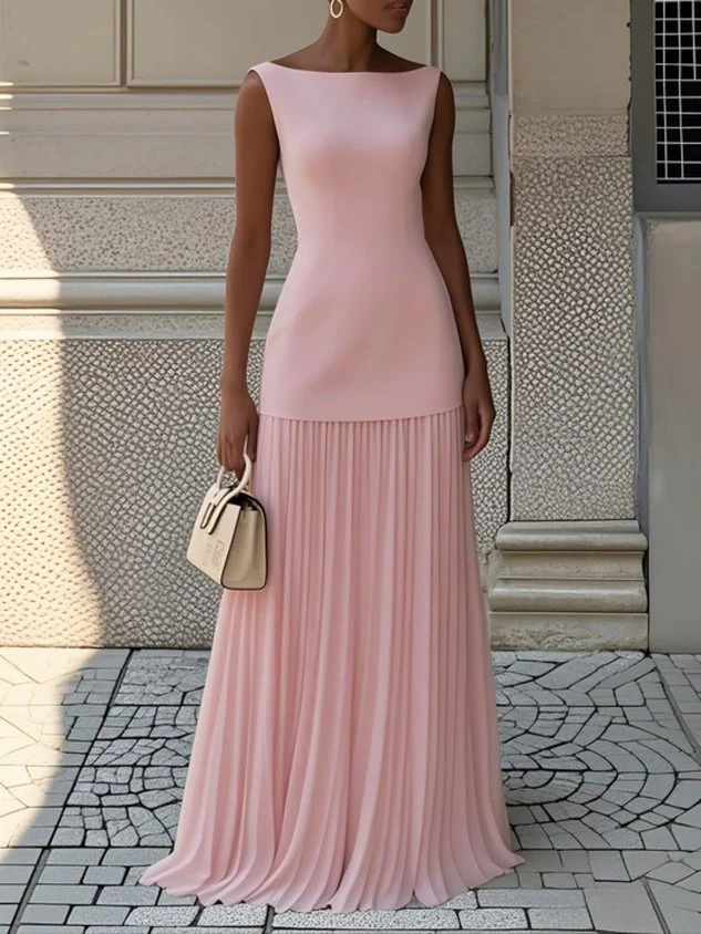 Celeste | Plissiertes Maxikleid - Image 2