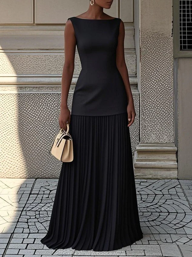 Celeste | Plissiertes Maxikleid - Image 3