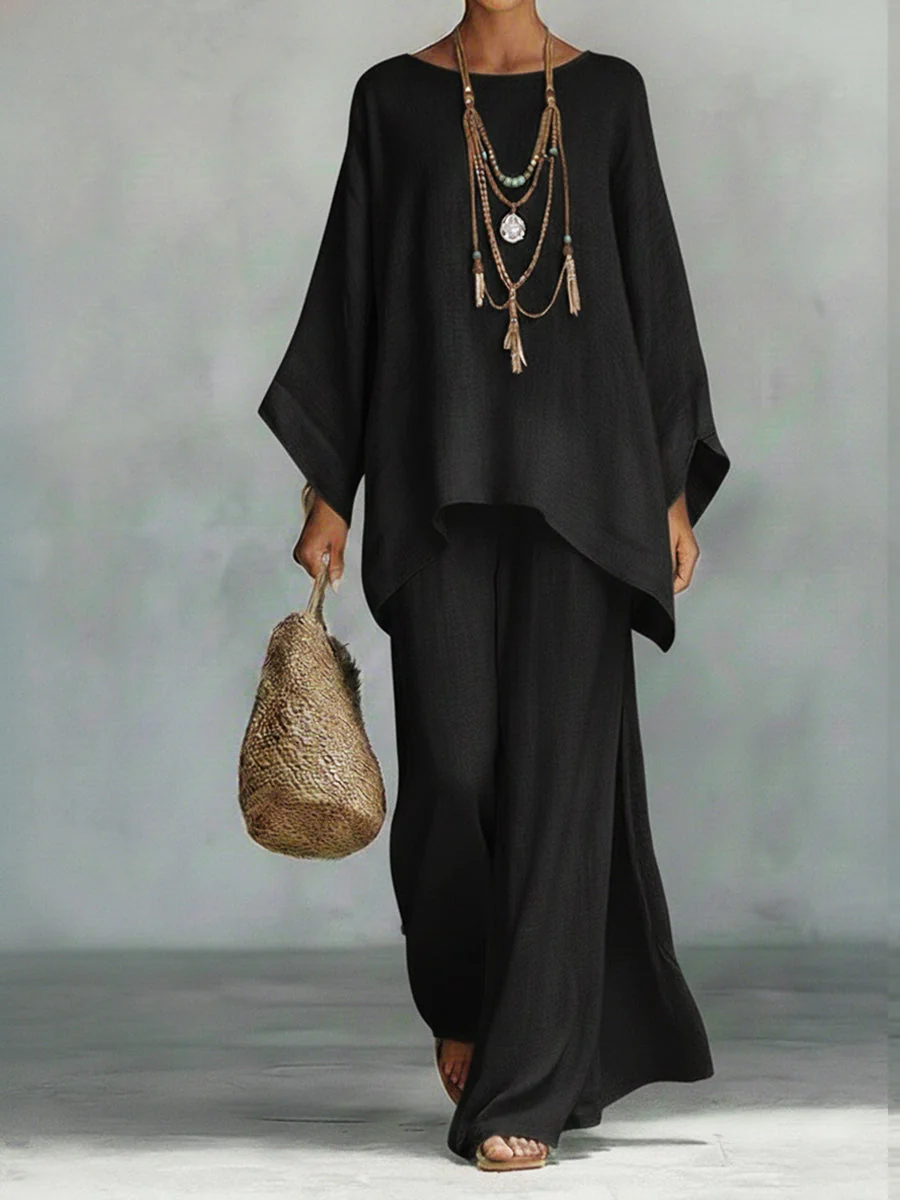Celine™ | Schickes Leinen-Zweiteiler-Ensemble - Image 5