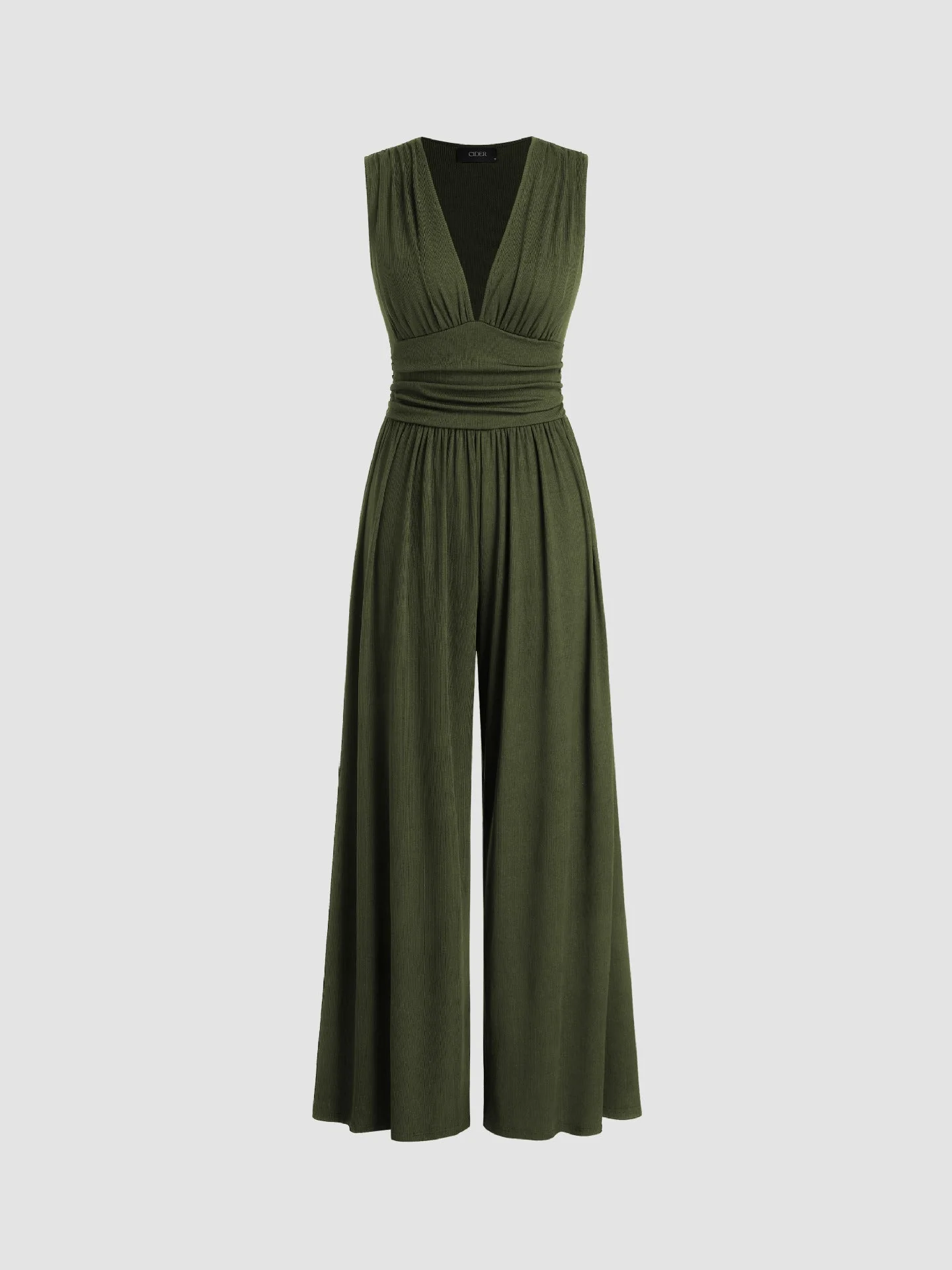 CHARITY – Stilvoller ärmelloser Jumpsuit mit weitem Bein - Image 3