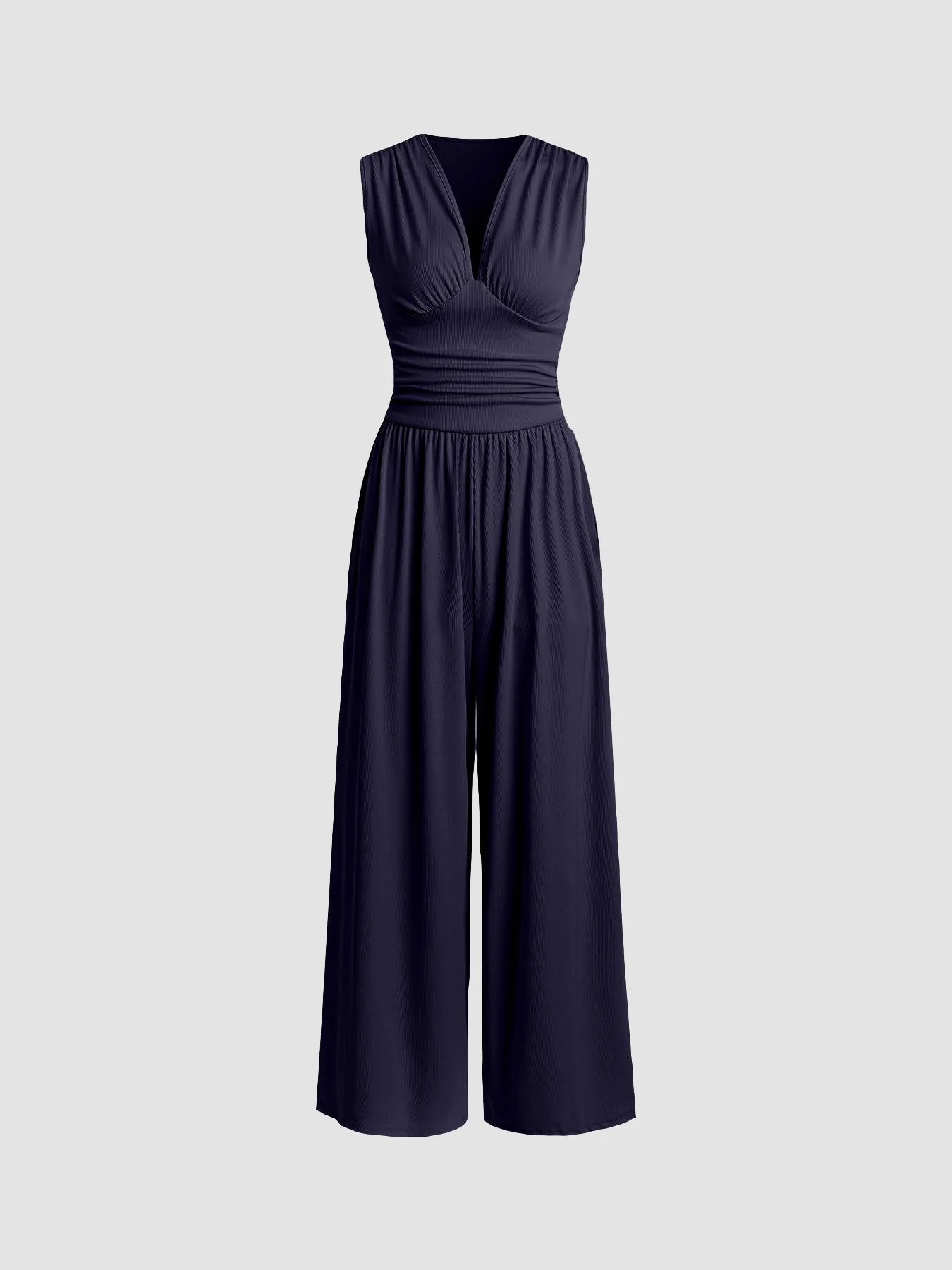 CHARITY – Stilvoller ärmelloser Jumpsuit mit weitem Bein - Image 5