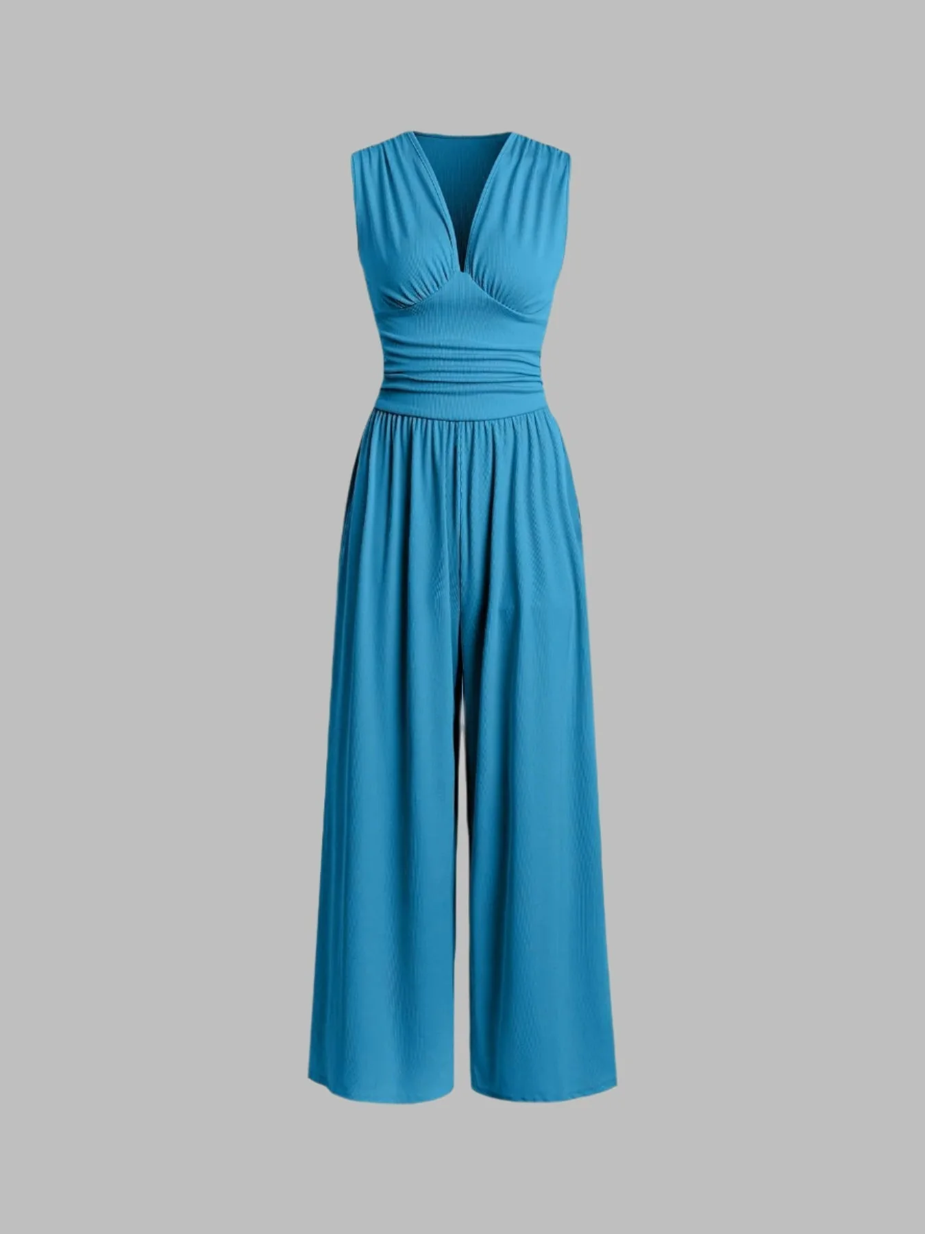 CHARITY – Stilvoller ärmelloser Jumpsuit mit weitem Bein - Image 7