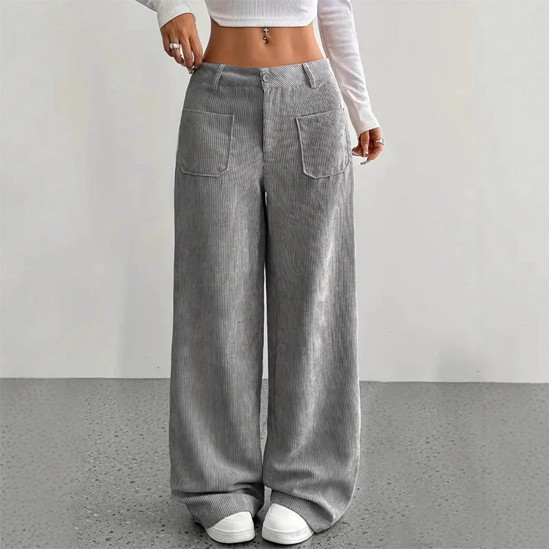 Damen Freizeit-Hochbundhose – Lockere Passform für ultimativen Komfort und Stil - Image 12