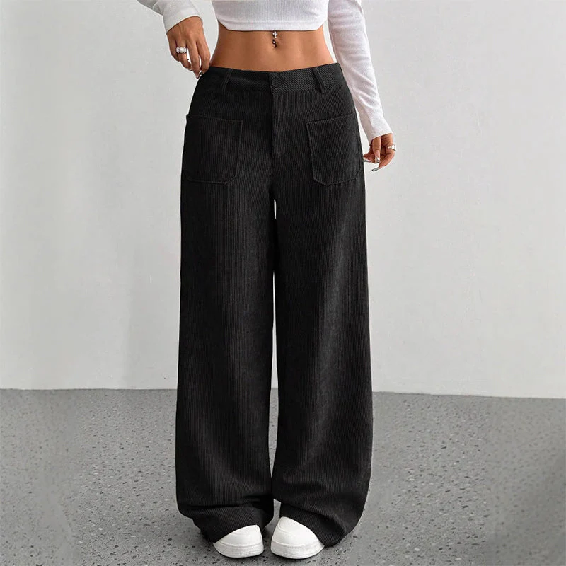 Damen Freizeit-Hochbundhose – Lockere Passform für ultimativen Komfort und Stil - Image 14