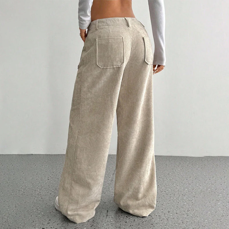 Damen Freizeit-Hochbundhose – Lockere Passform für ultimativen Komfort und Stil - Image 8