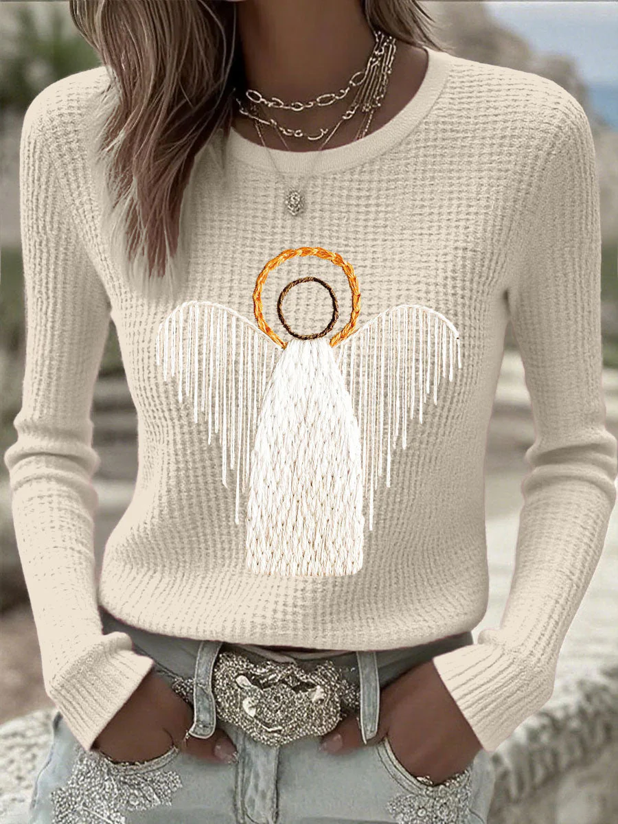 Damen Weihnachts Jesus Krippe Tops - Image 2