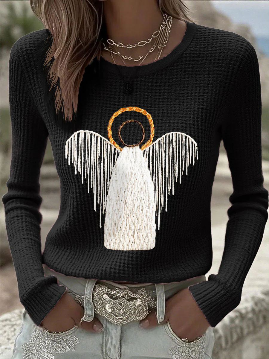 Damen Weihnachts Jesus Krippe Tops - Image 4