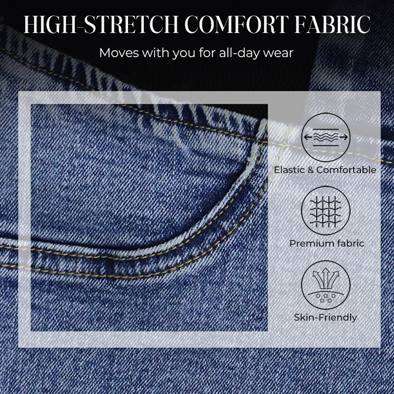 Damenjeans mit hohem Bund und dehnbaren Beinen - Image 2