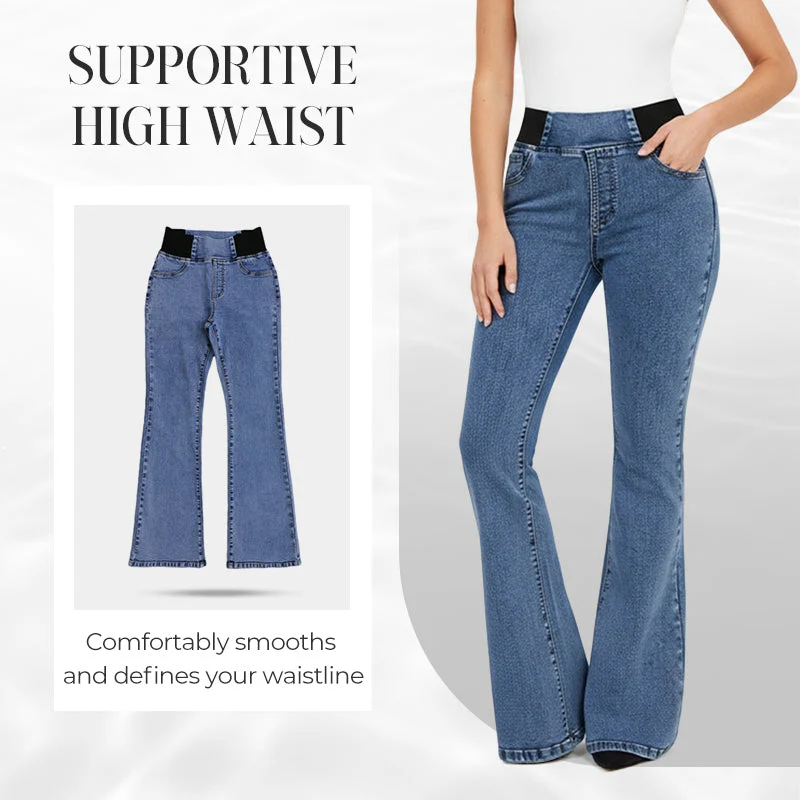 Damenjeans mit hohem Bund und dehnbaren Beinen - Image 6