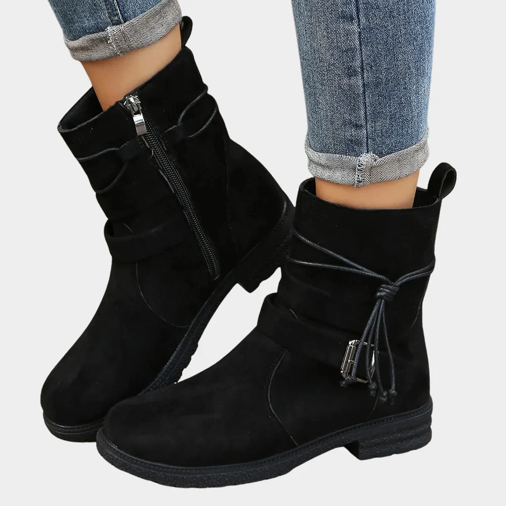 Delaney | Niedrige Absatz Stiefeletten - Image 5
