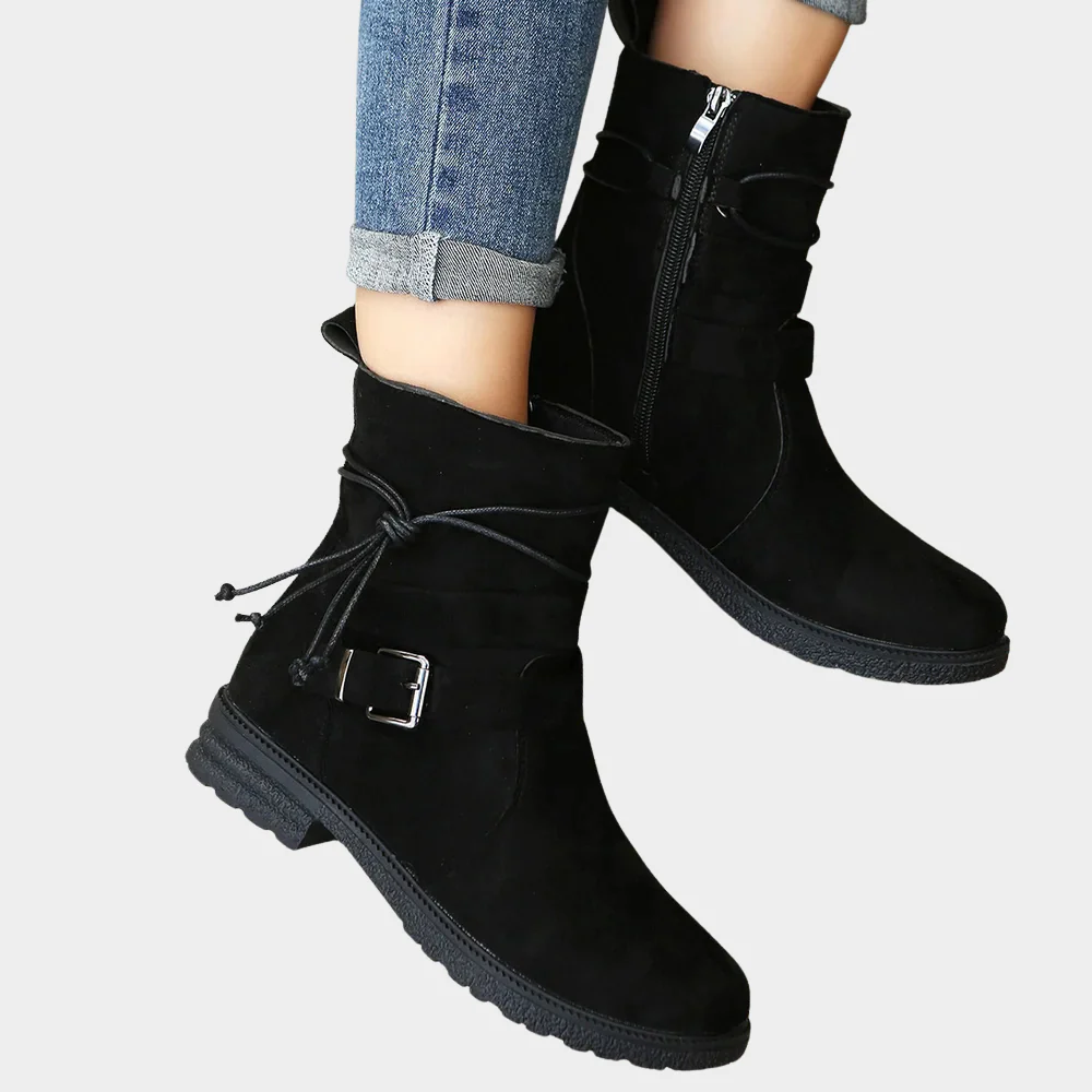 Delaney | Niedrige Absatz Stiefeletten - Image 7