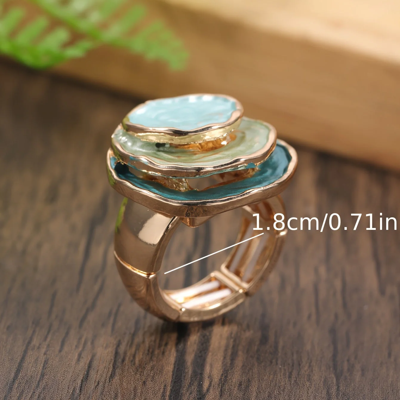 Dreischichtiger Boho-Emaillering - Image 3