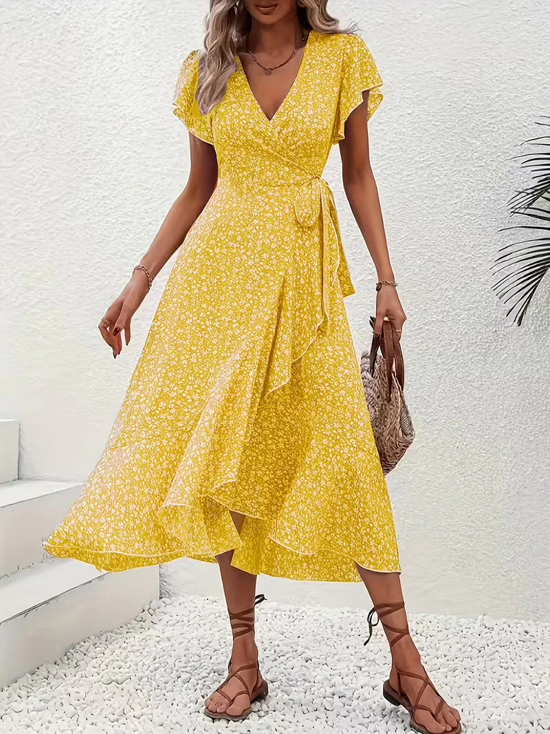 Elara | Fließendes, Bauch-umspielendes Wickelkleid - Image 20